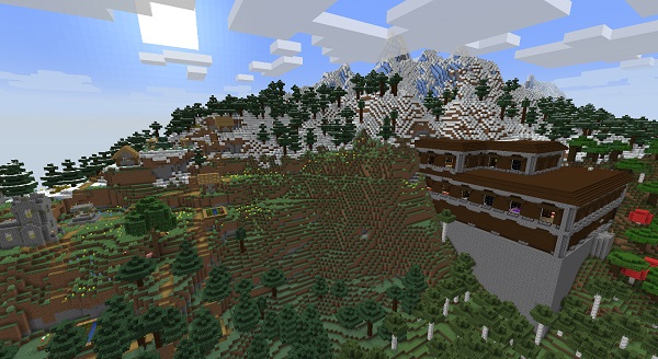 Minecraft Old Growth Pine Taiga Seeds for Bedrock Edition