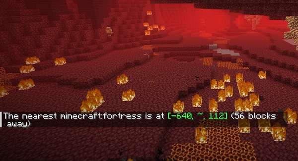 How to find nether fortress in Minecraft 1.19 using commands