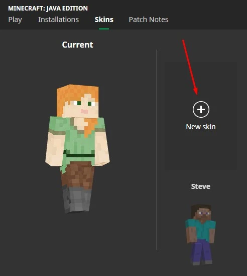 Alex Herobrine - Shaded Minecraft Skin