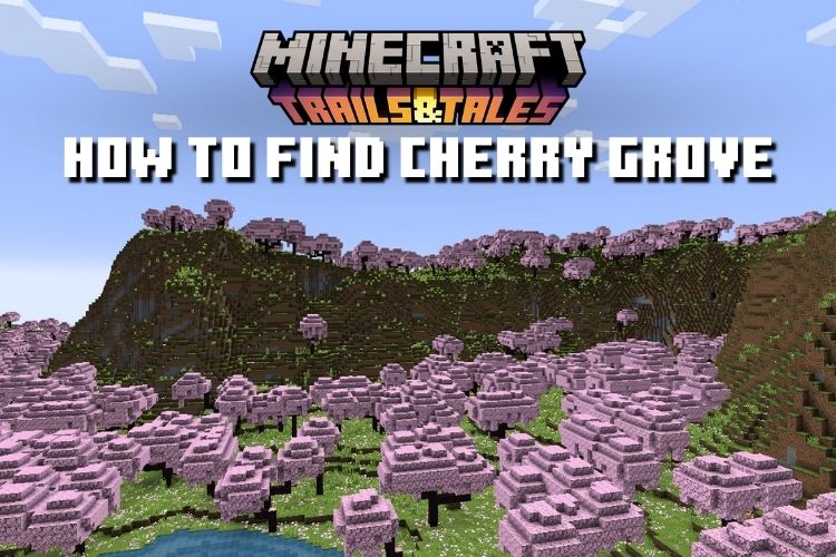 Como obter Cherry Grove em Minecraft