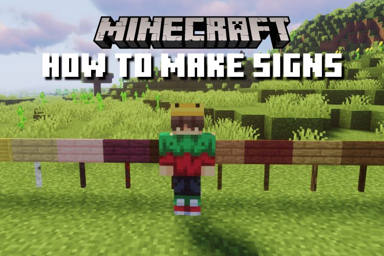 how to make a sign in minecraft